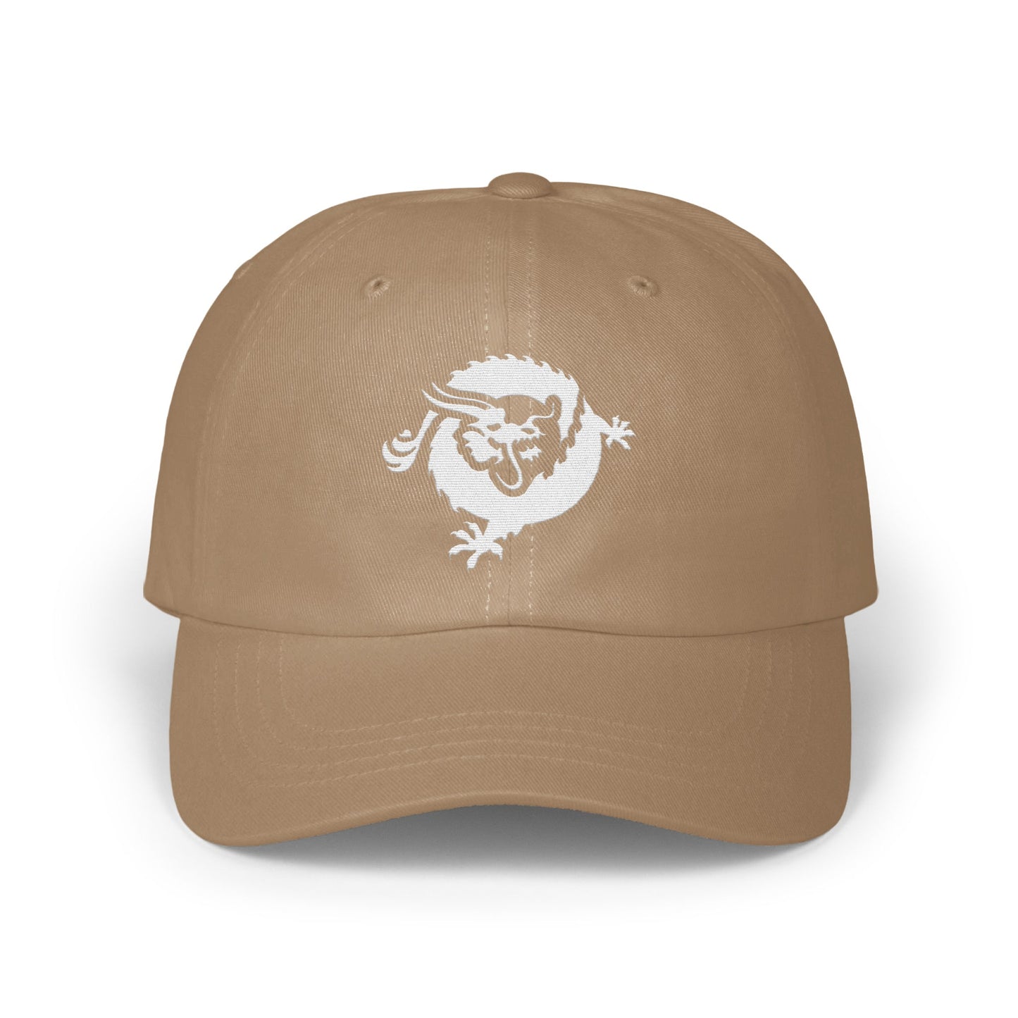 Dragon Emblem Beige Baseball Cap fashion product