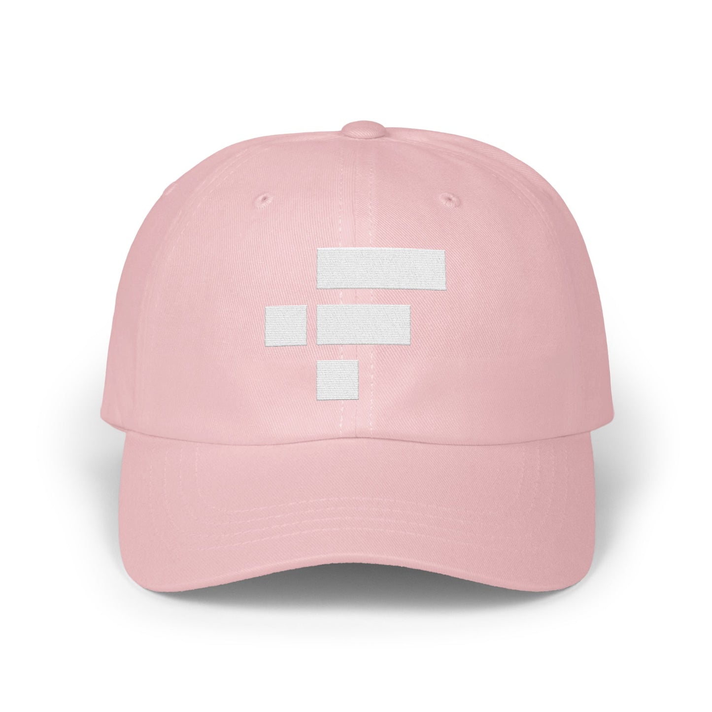 Stylish Pink Baseball Cap with Unique Logo product type