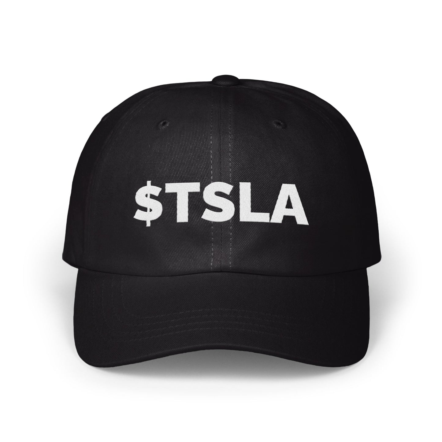 Stylish $TSLA Logo Embroidered Baseball Cap product type