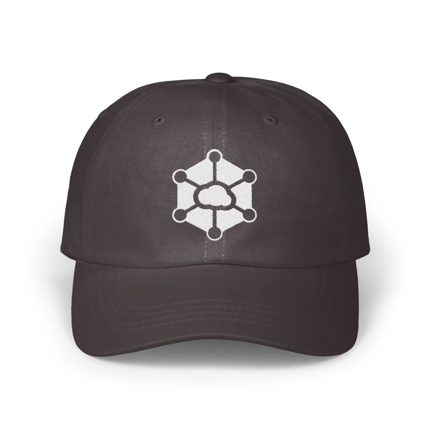 Stylish Black Cap with Geometric Design Hat product