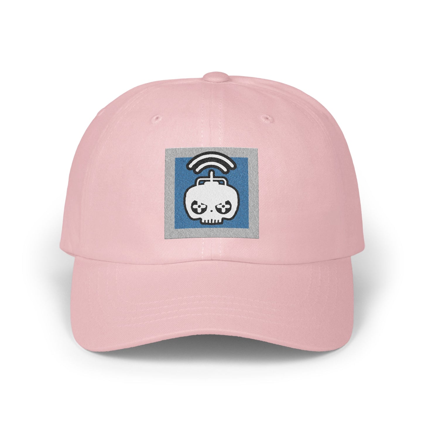 Unique Pink Hat with Skull Graphic Design product