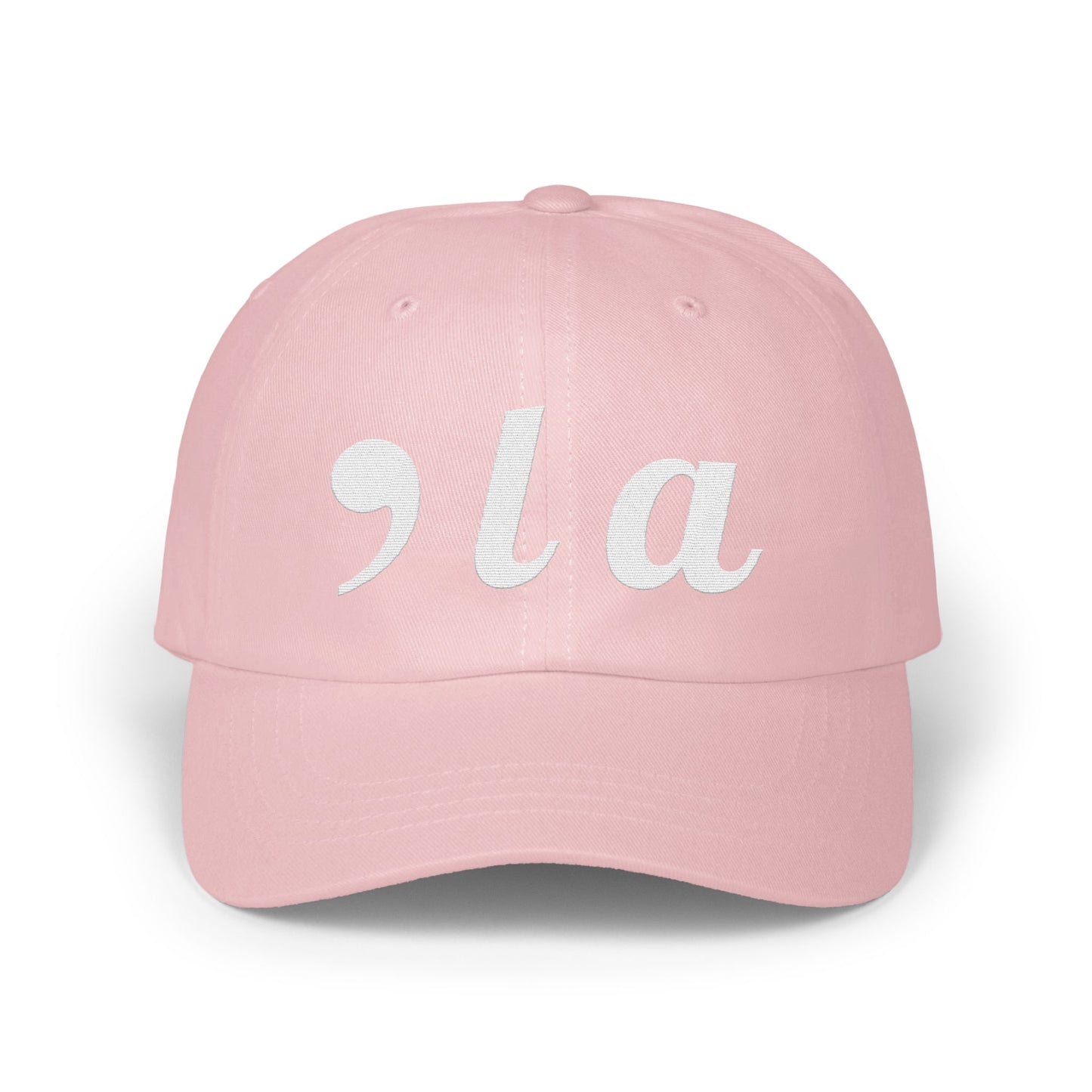 Stylish Pink Cap With Unique '9la' Design product