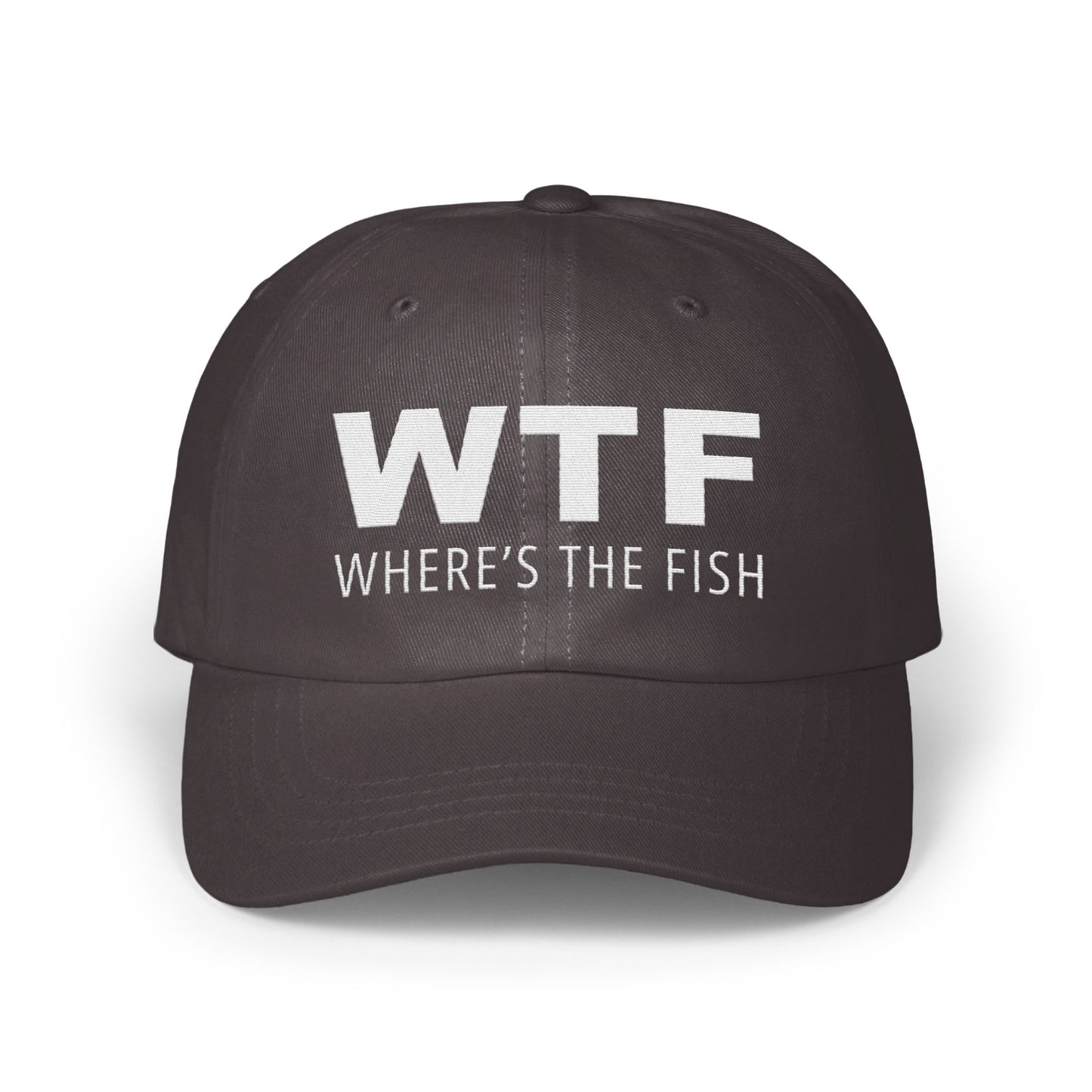WTF Where's The Fish Hat with Bold Statement product type