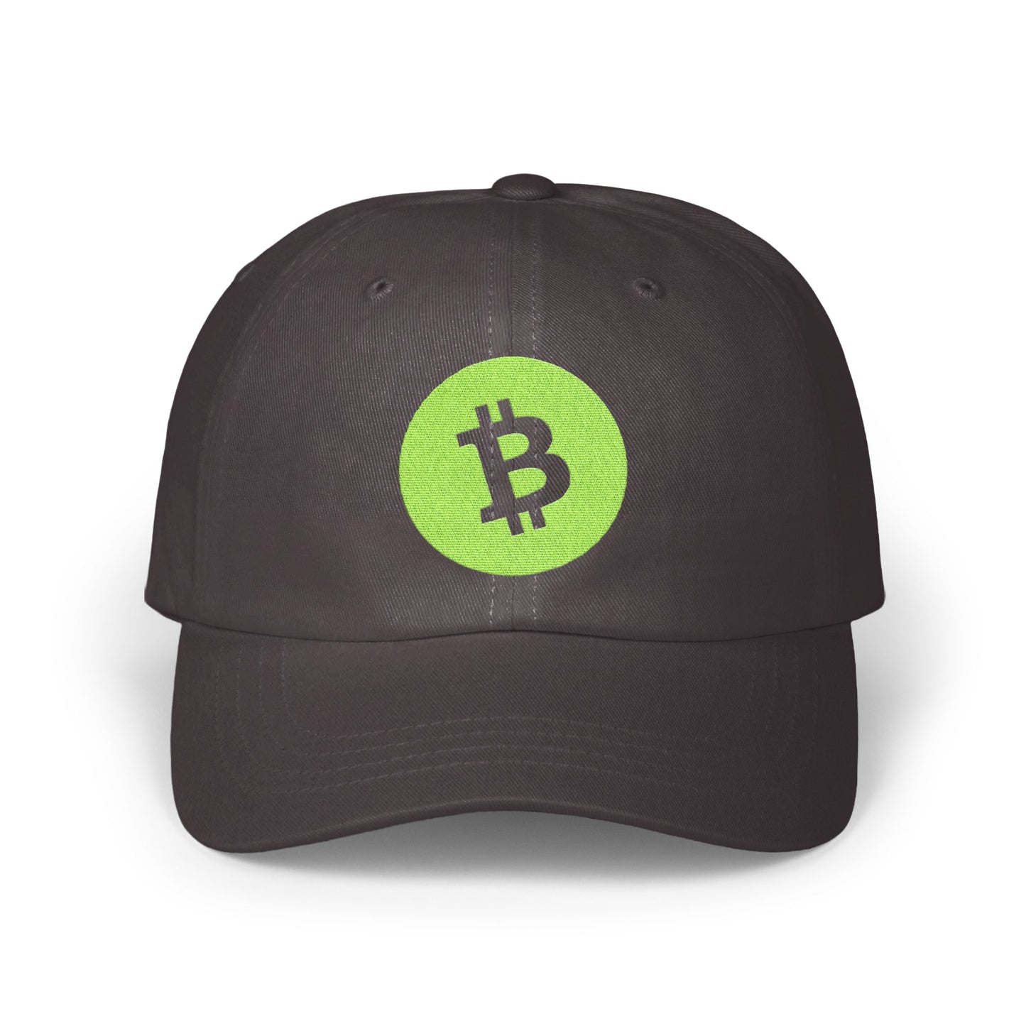 Stylish Dark Baseball Cap with Unique Bitcoin Logo product