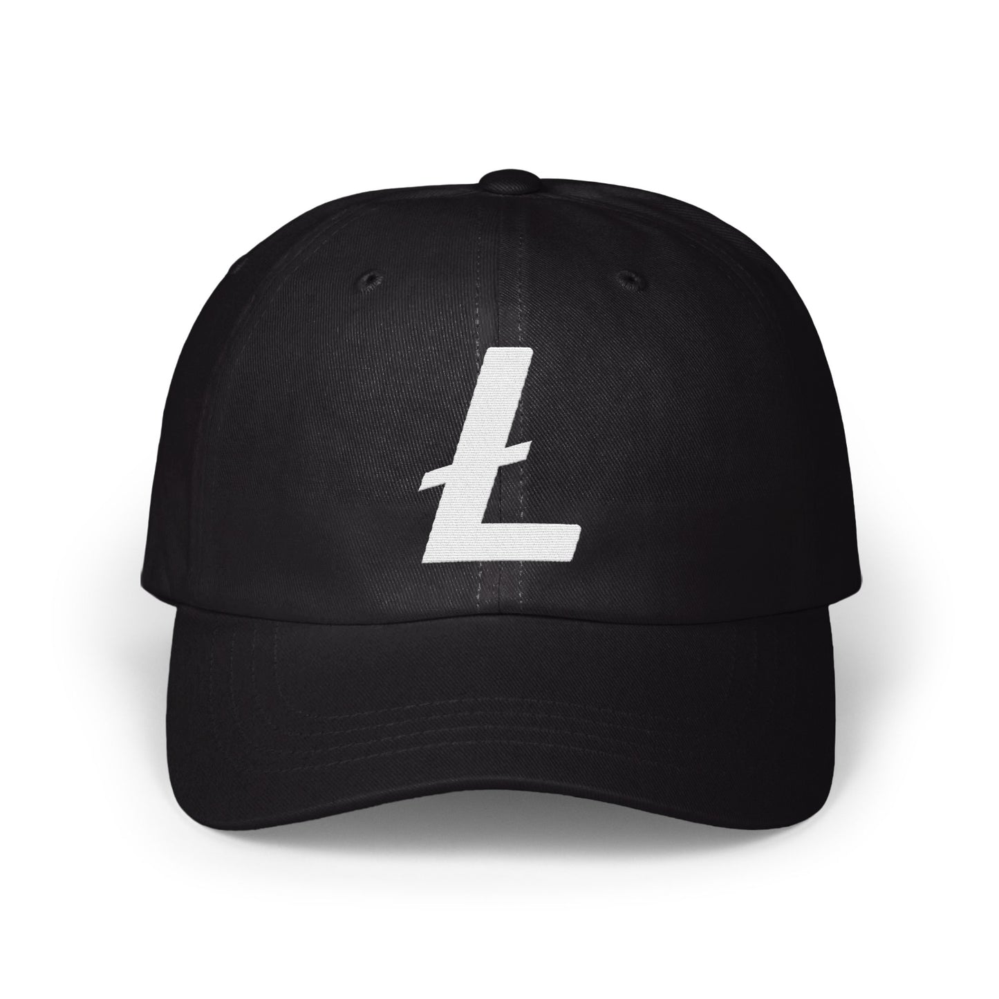 Classic Black Litecoin Logo Cap Stylish Headwear product type