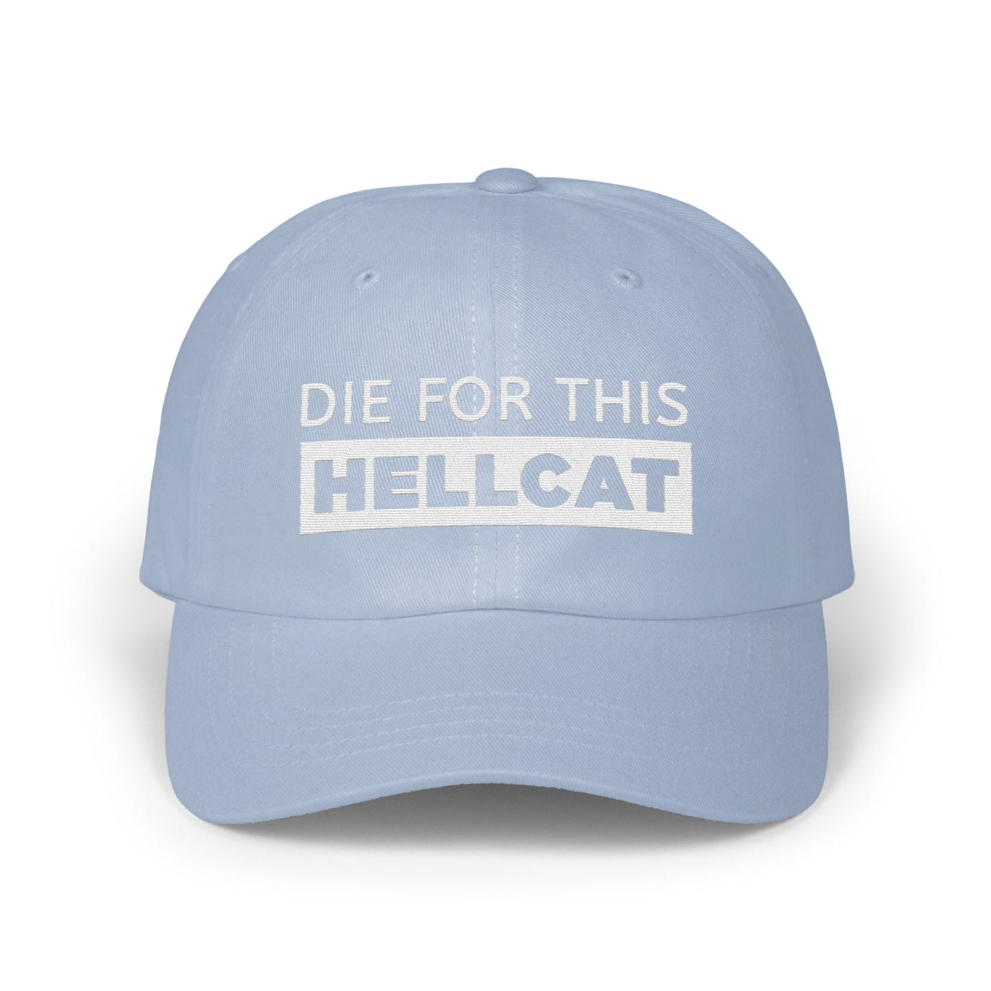 Die For This Hellcat Slogan Blue Cap product type