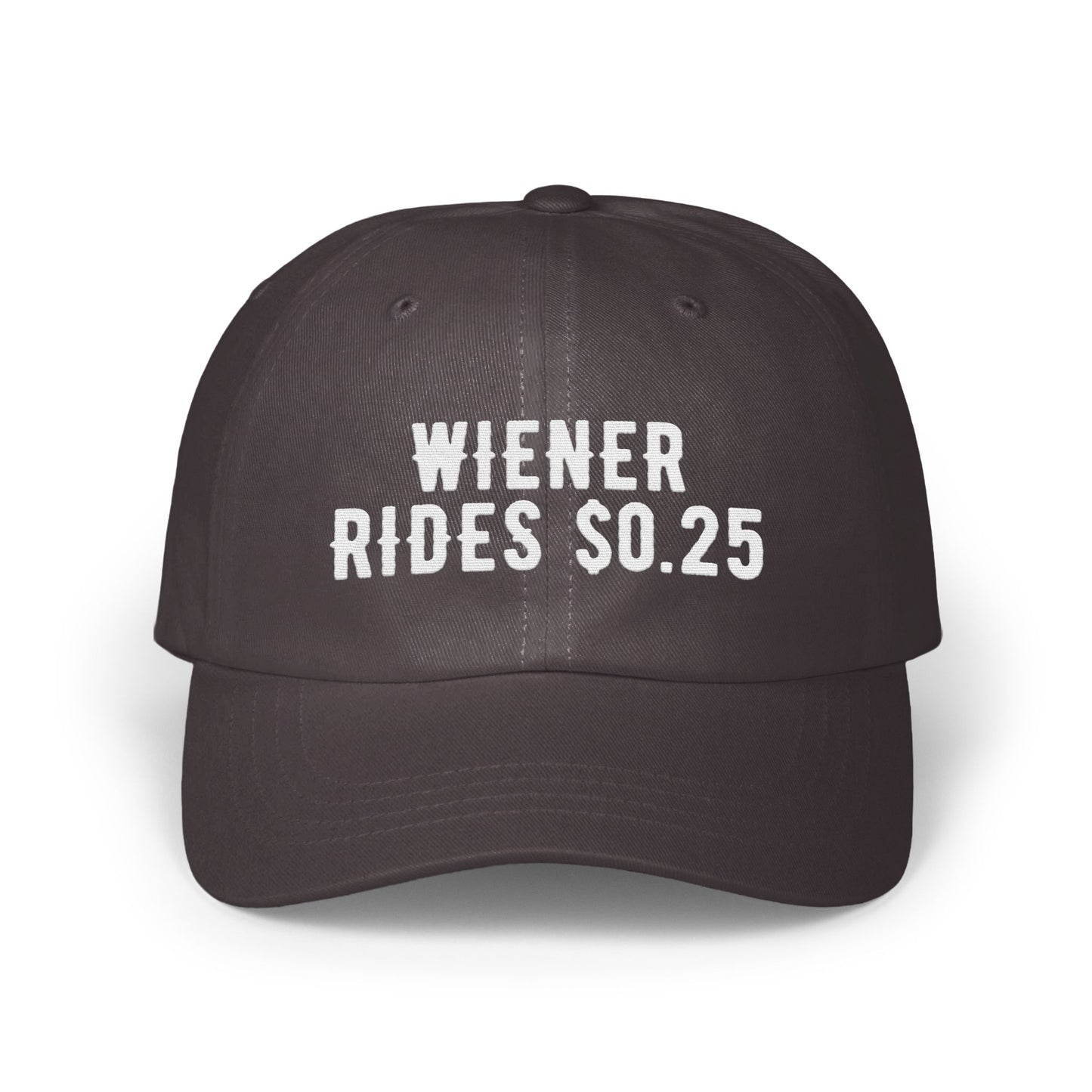 Wiener Rides $0.25 Funny Embroidered Hat product