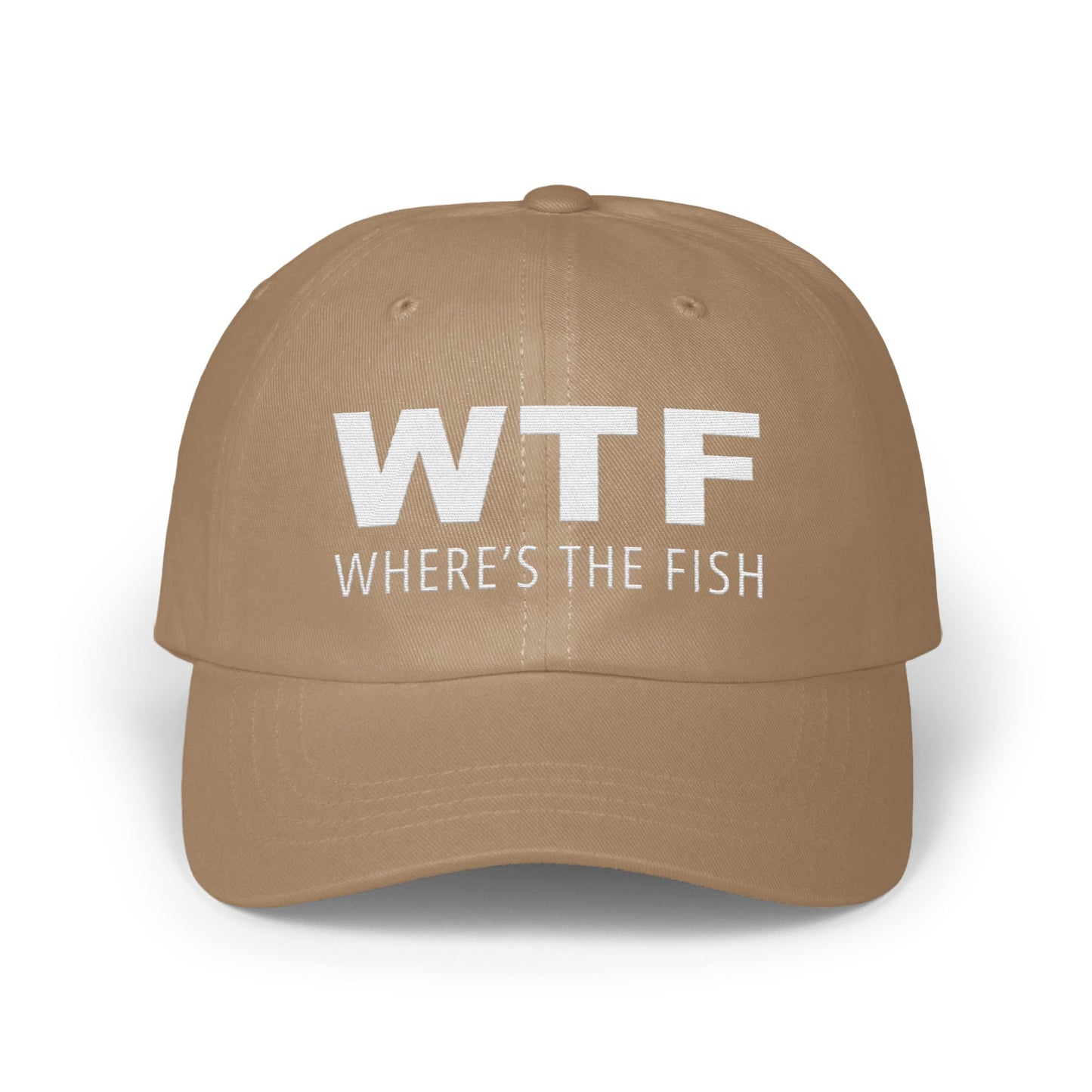 WTF Where's The Fish Embroidered Cap product type