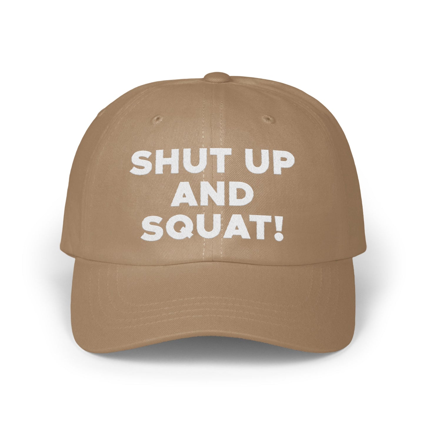 Shut Up And Squat Motivational Cap product type