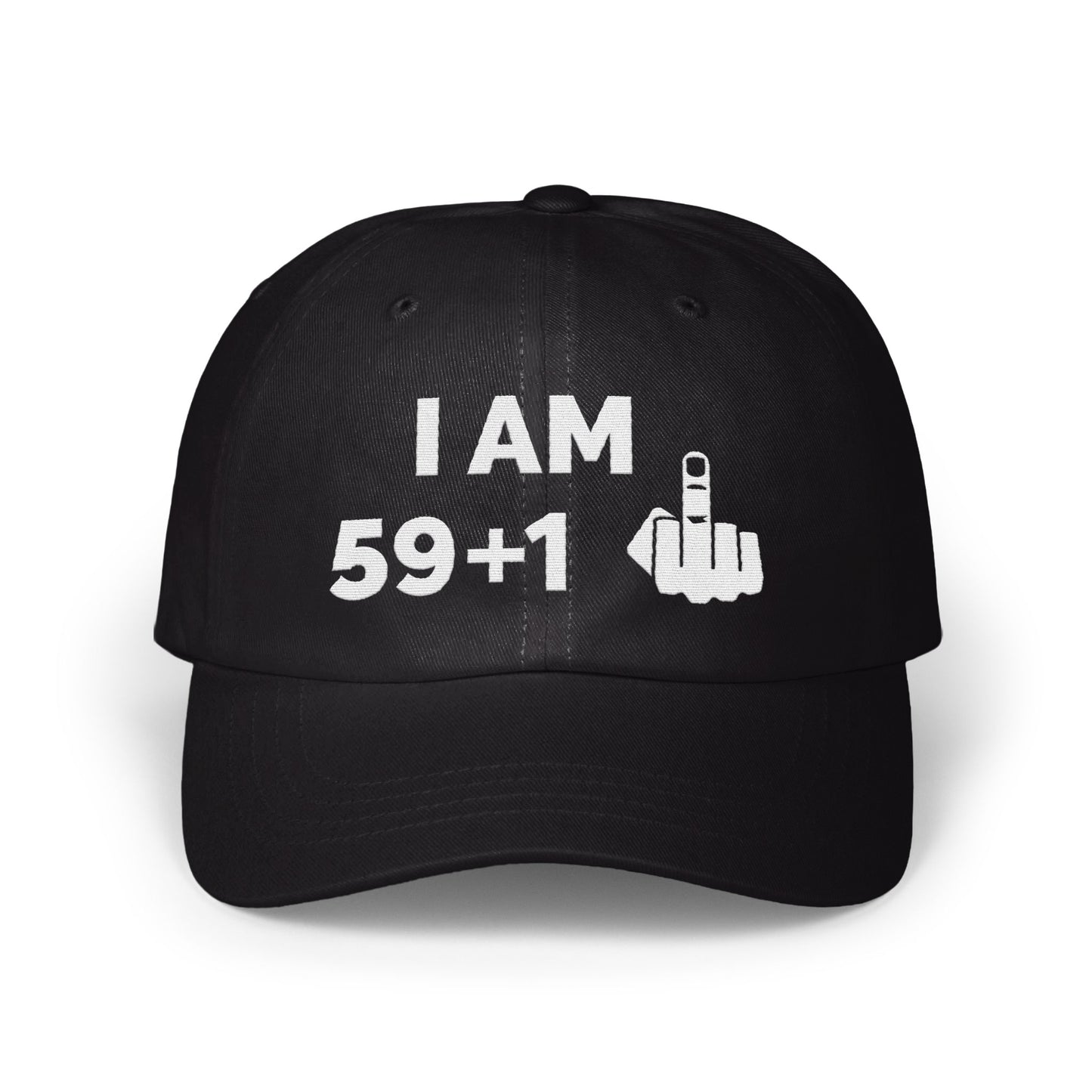 I AM 59+1 Printed Baseball Hat Fashionable product