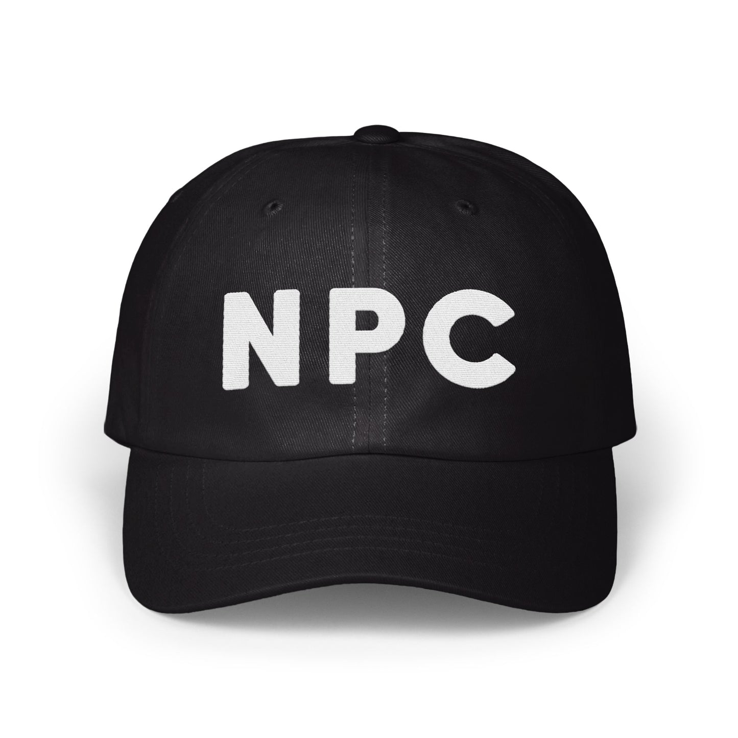 Trendy Black NPC Embroidered Adjustable Cap product