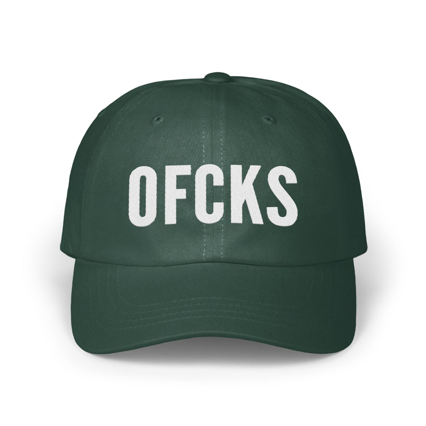 Bold OFCKS Text on Classic Green Hat product type