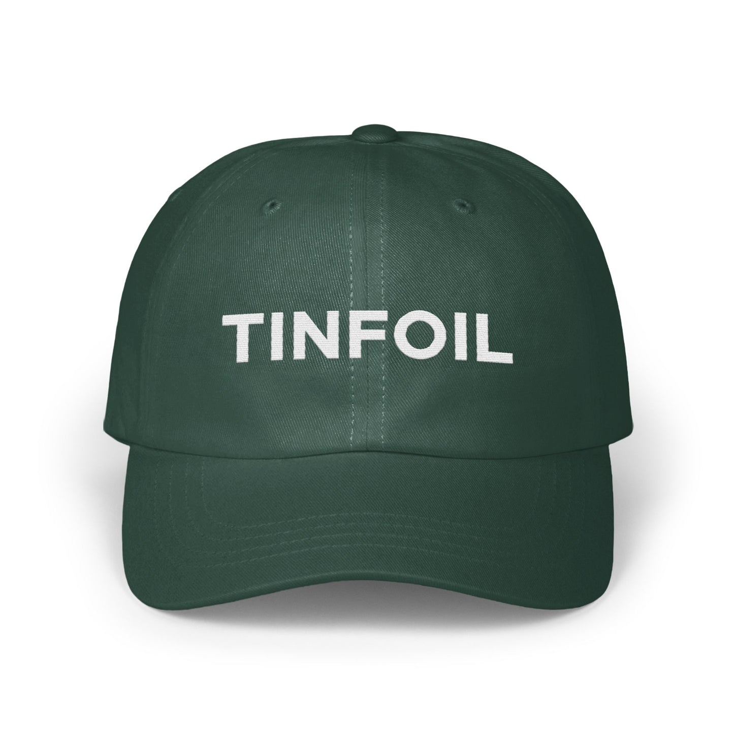 TINFOIL Printed Text Dark Green Hat product type