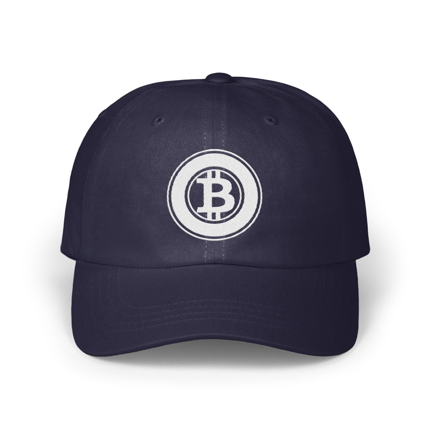 Trendy Bitcoin Logo Embroidered Adjustable Cap product