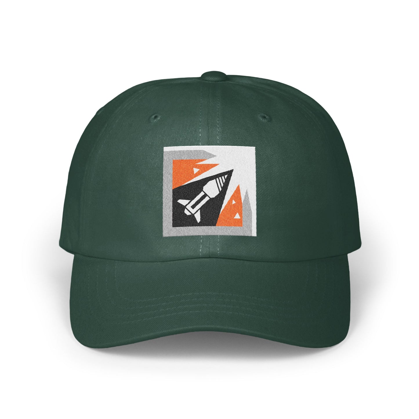 Rocket Design Dark Green Baseball Cap product