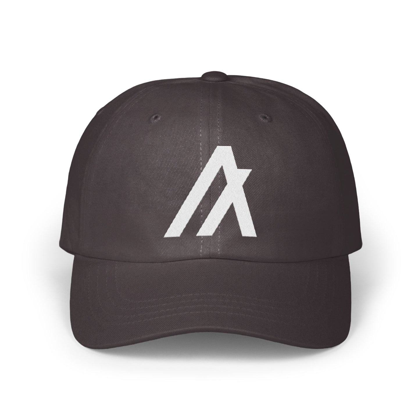 Stylish Black Cap with Unique Logo Print Hat product