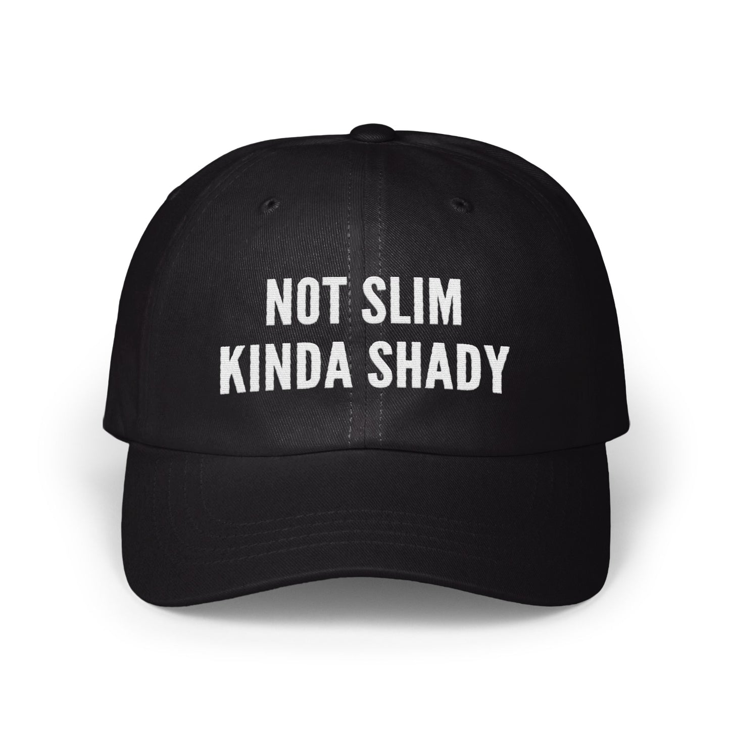 Not Slim Kinda Shady Black Cap Hat product