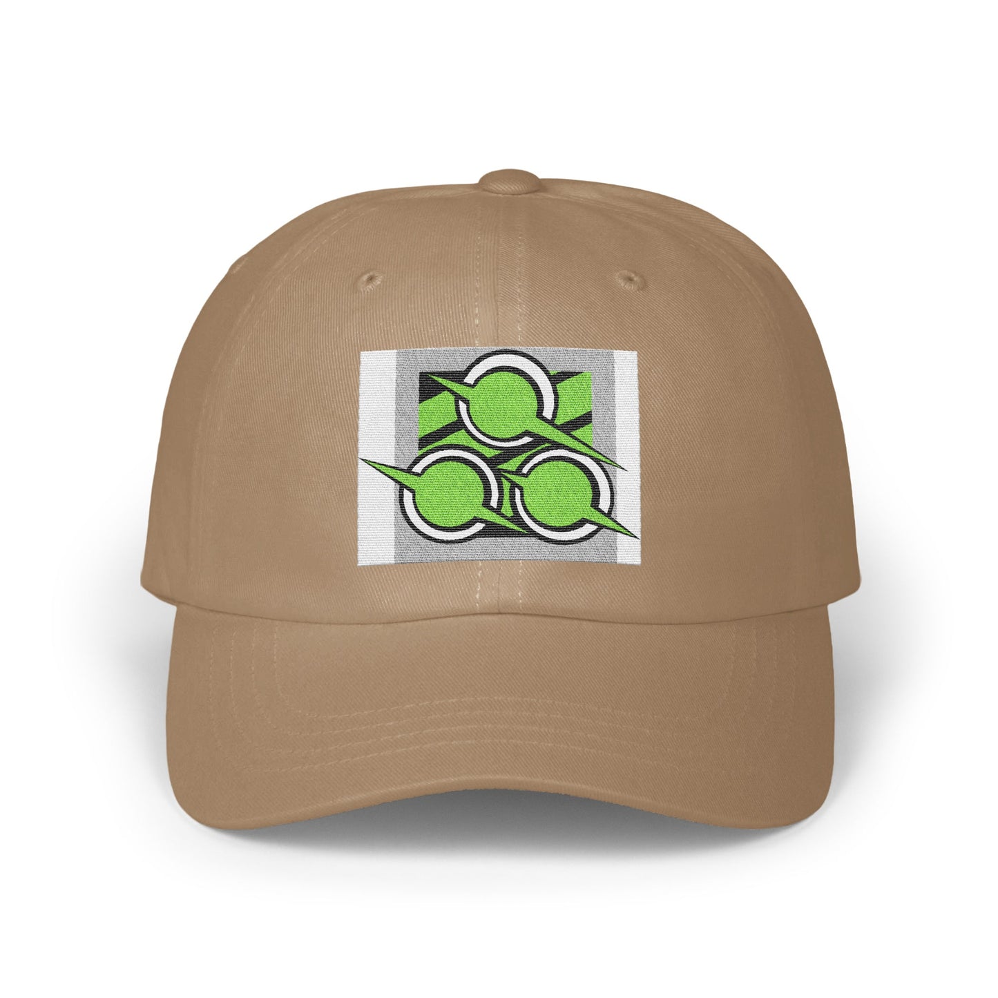 Contemporary Style Hat with Unique Green Circles product