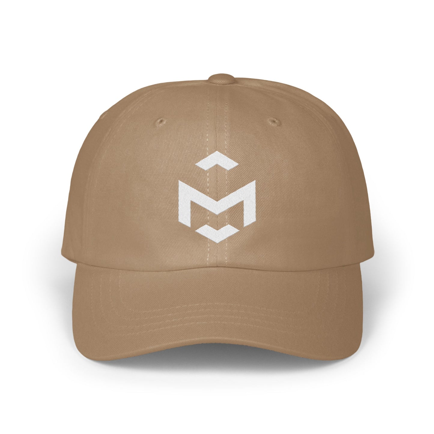 Stylish Taupe Baseball Cap with Unique Design product