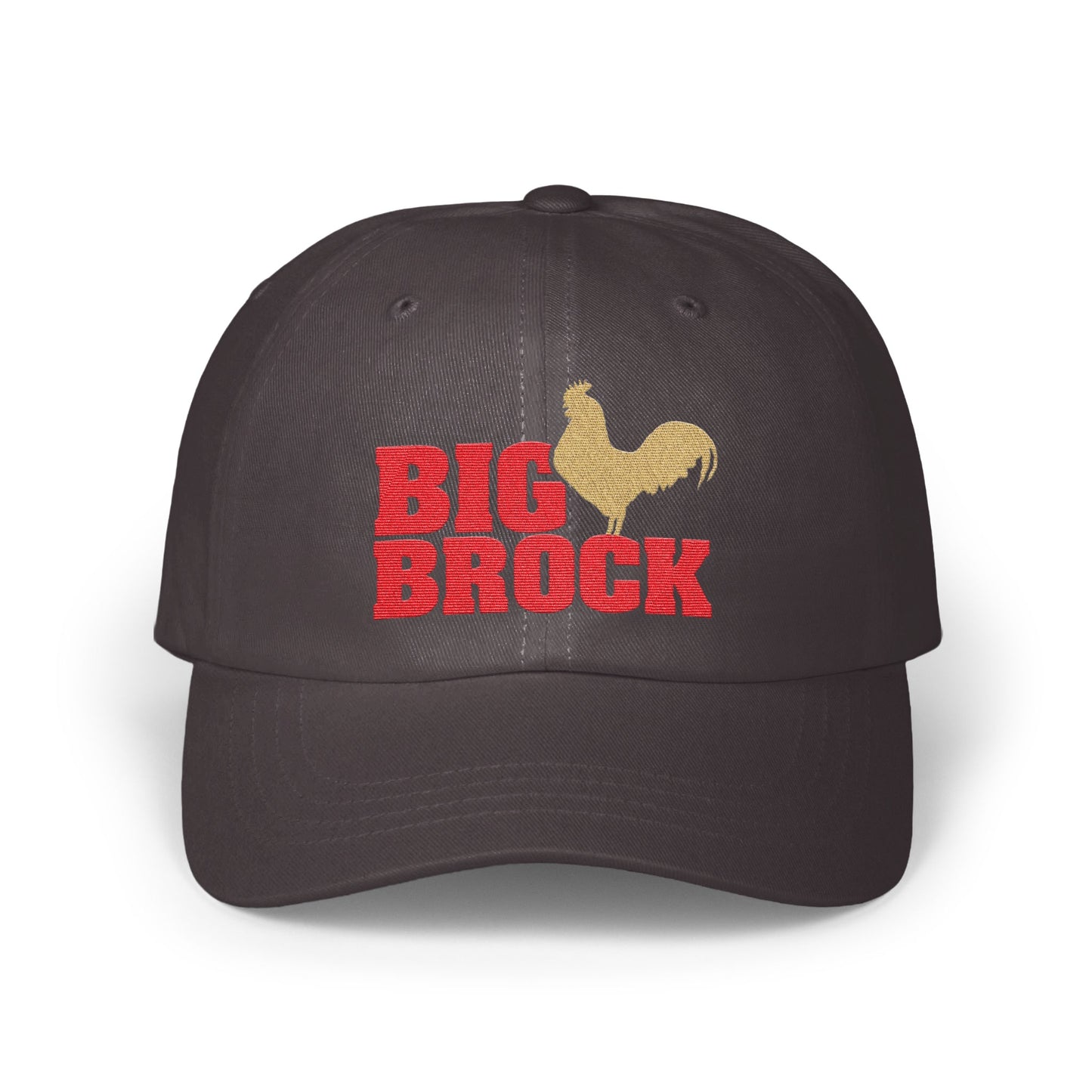 Big Brock Rooster Design Embroidered Baseball Cap product