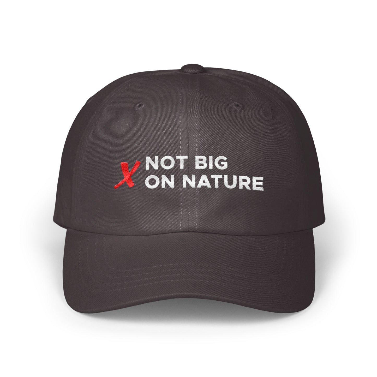 Not Big On Nature Slogan Cap Casual Baseball product