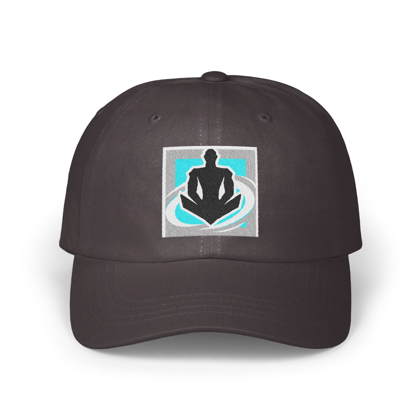 Meditative Silhouette Embroidered Baseball Cap product