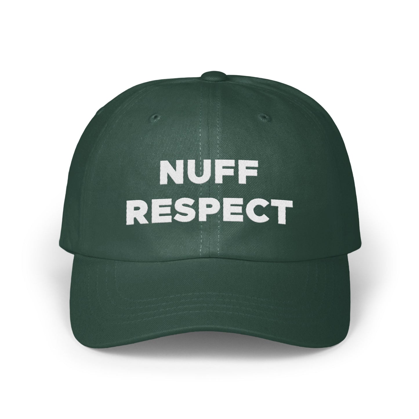Nuff Respect Text Design on Classic Baseball Cap product