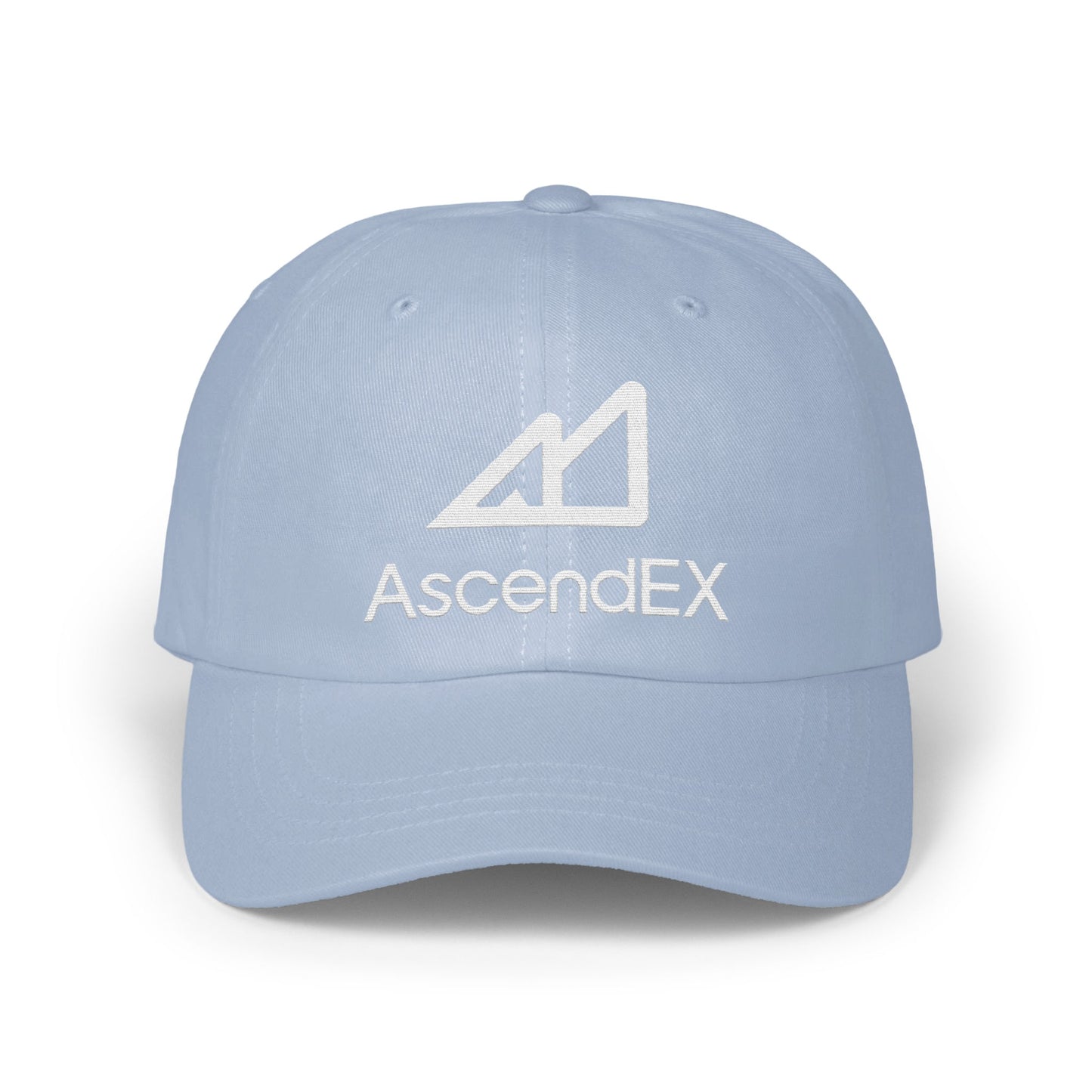 AscendEX Branded Light Blue Baseball Cap product