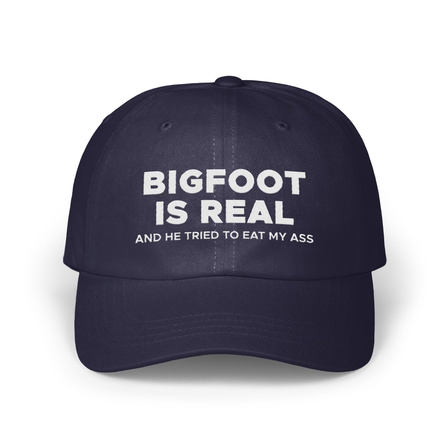Bigfoot Is Real Funny Message Cap Hat product