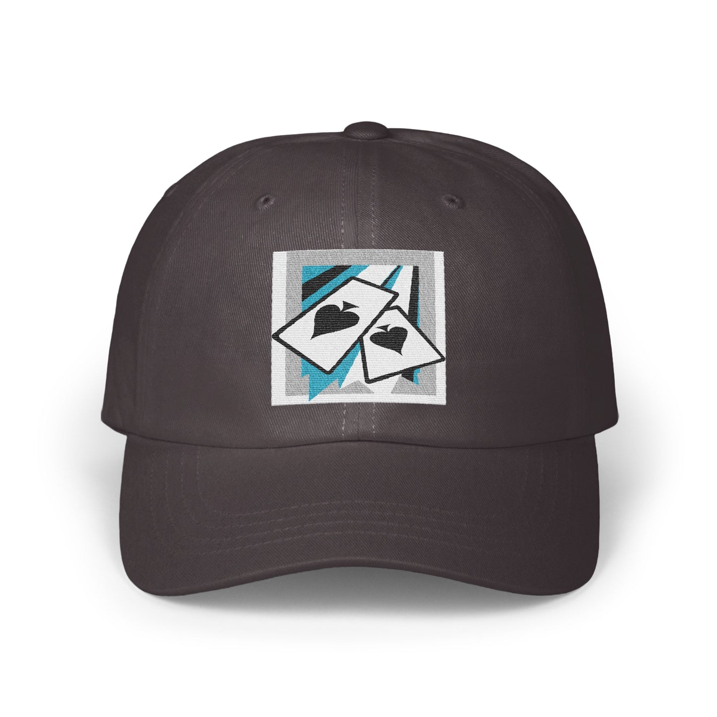 Stylish Dark Grey Hat Ace of Spades Design product