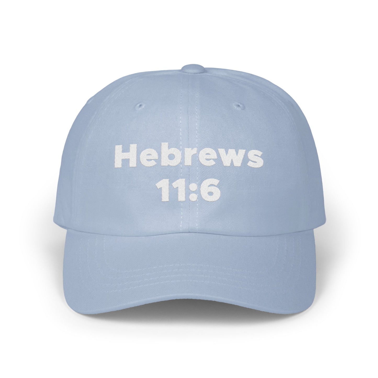 Hebrews 11:6 Embroidered Dad Hat product