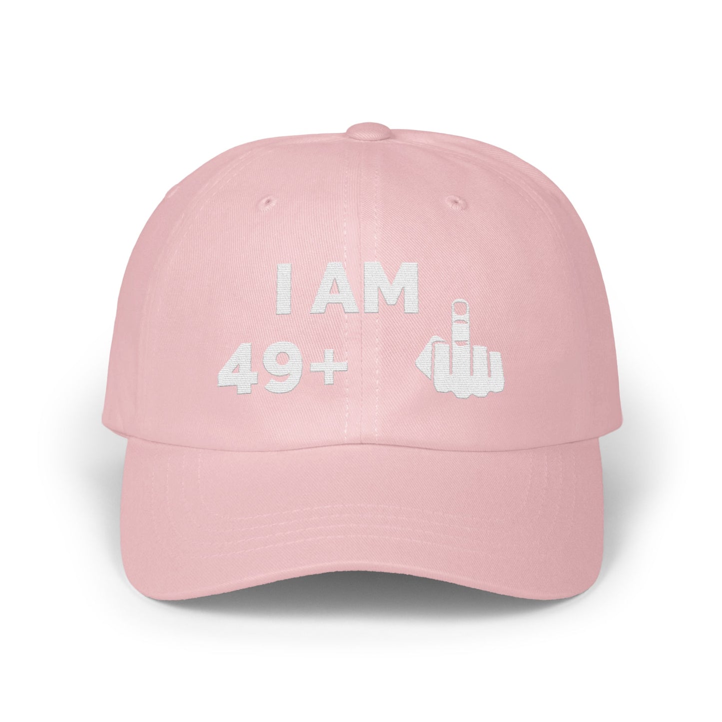 I AM 49+ Text And Gesture Print Hat product
