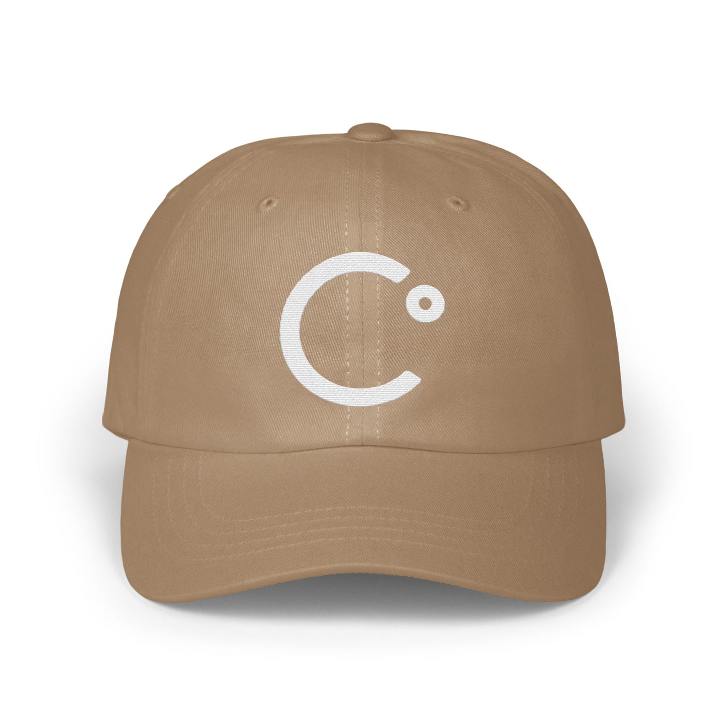 Stylish Minimalist Design Brown Baseball Cap product