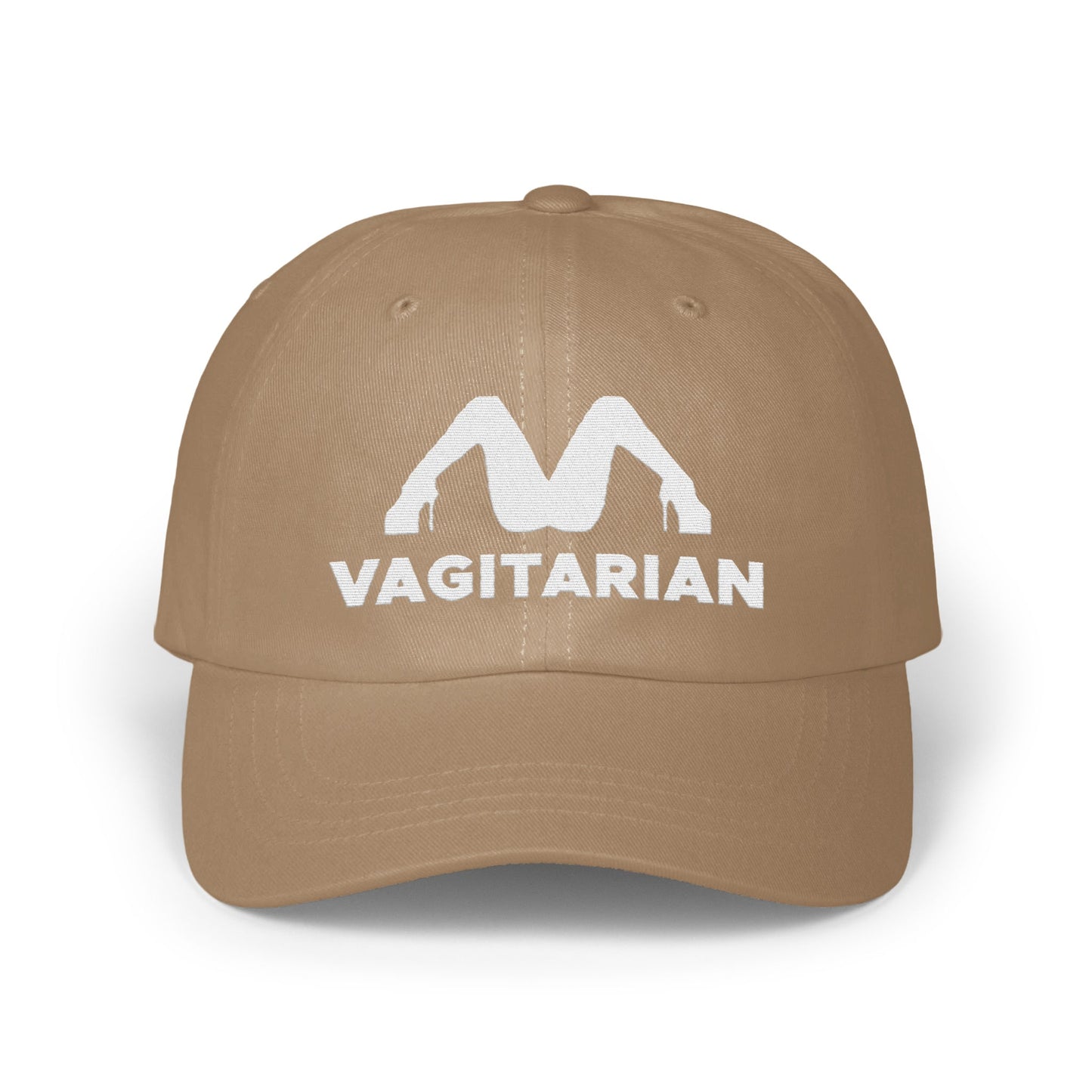 VAGITARIAN Beige Graphic Statement Hat product