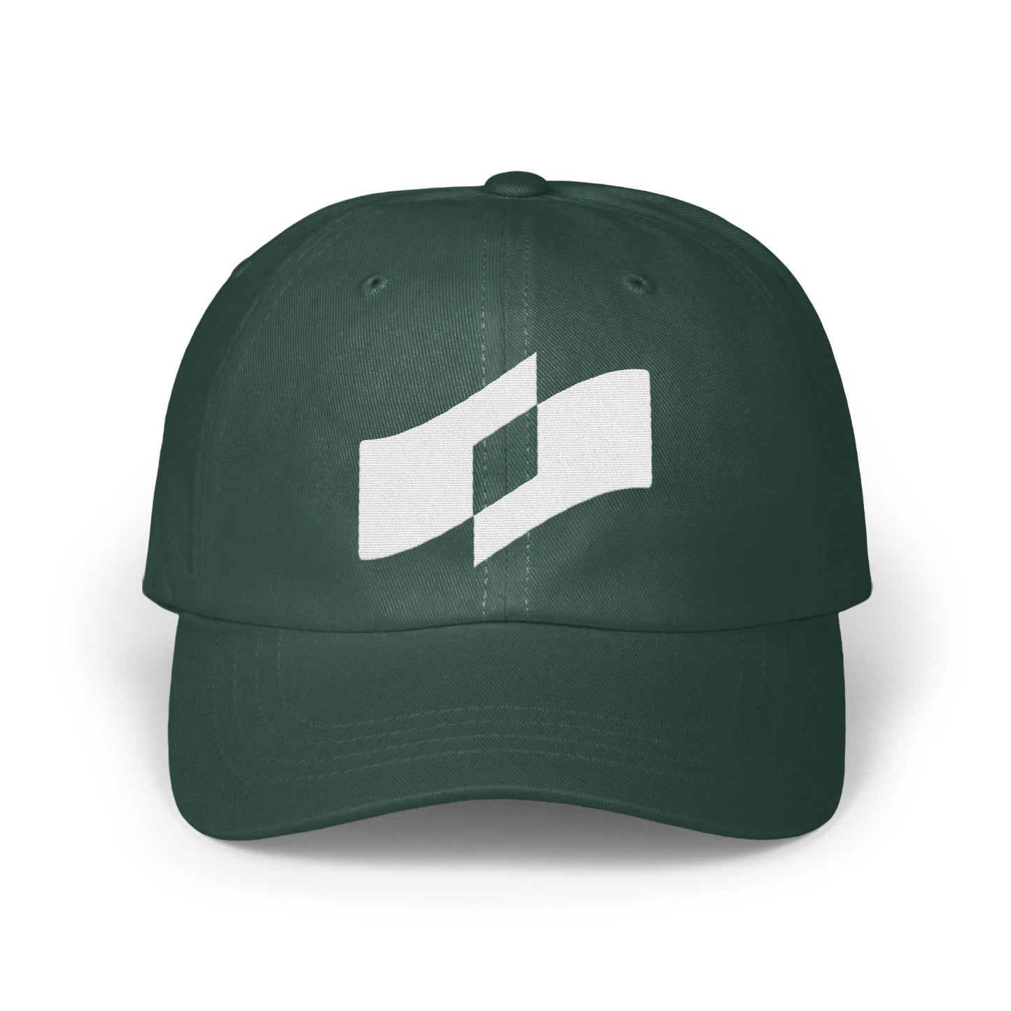 Stylish Dark Green Cap with Unique Logo Hat product