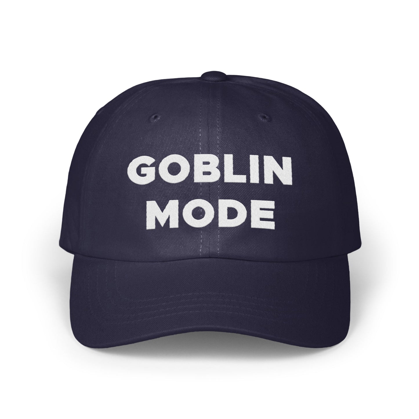 Goblin Mode Printed Navy Baseball Cap product