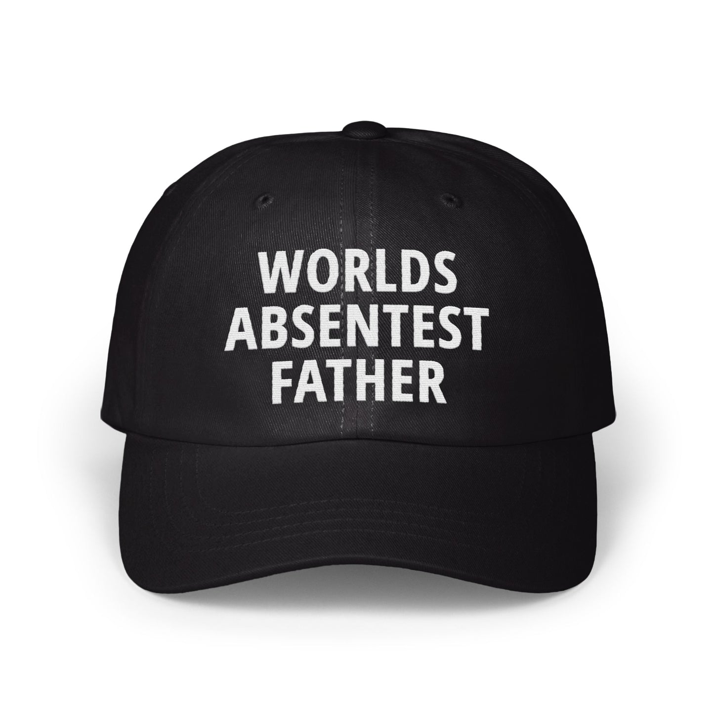 Worlds Absentest Father Embroidered Hat product type