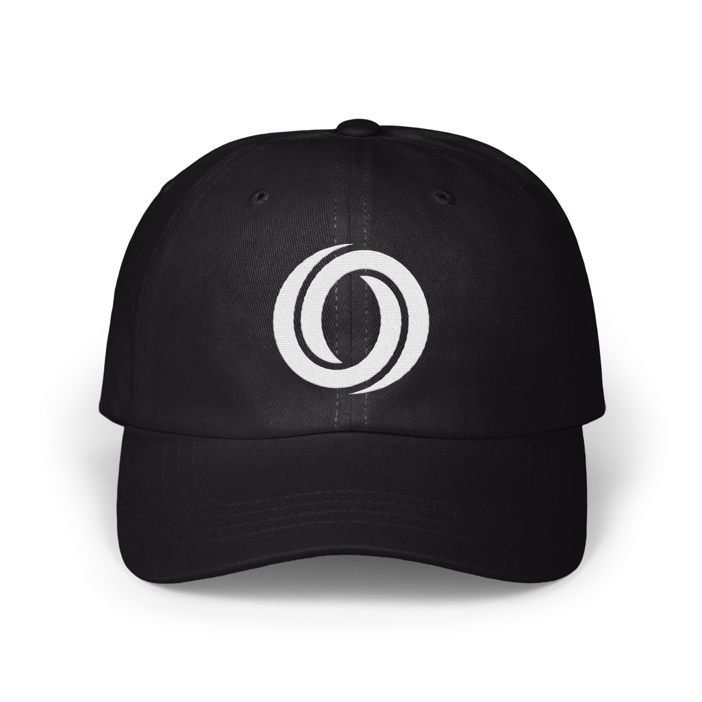 Black Baseball Cap with Circular Logo product