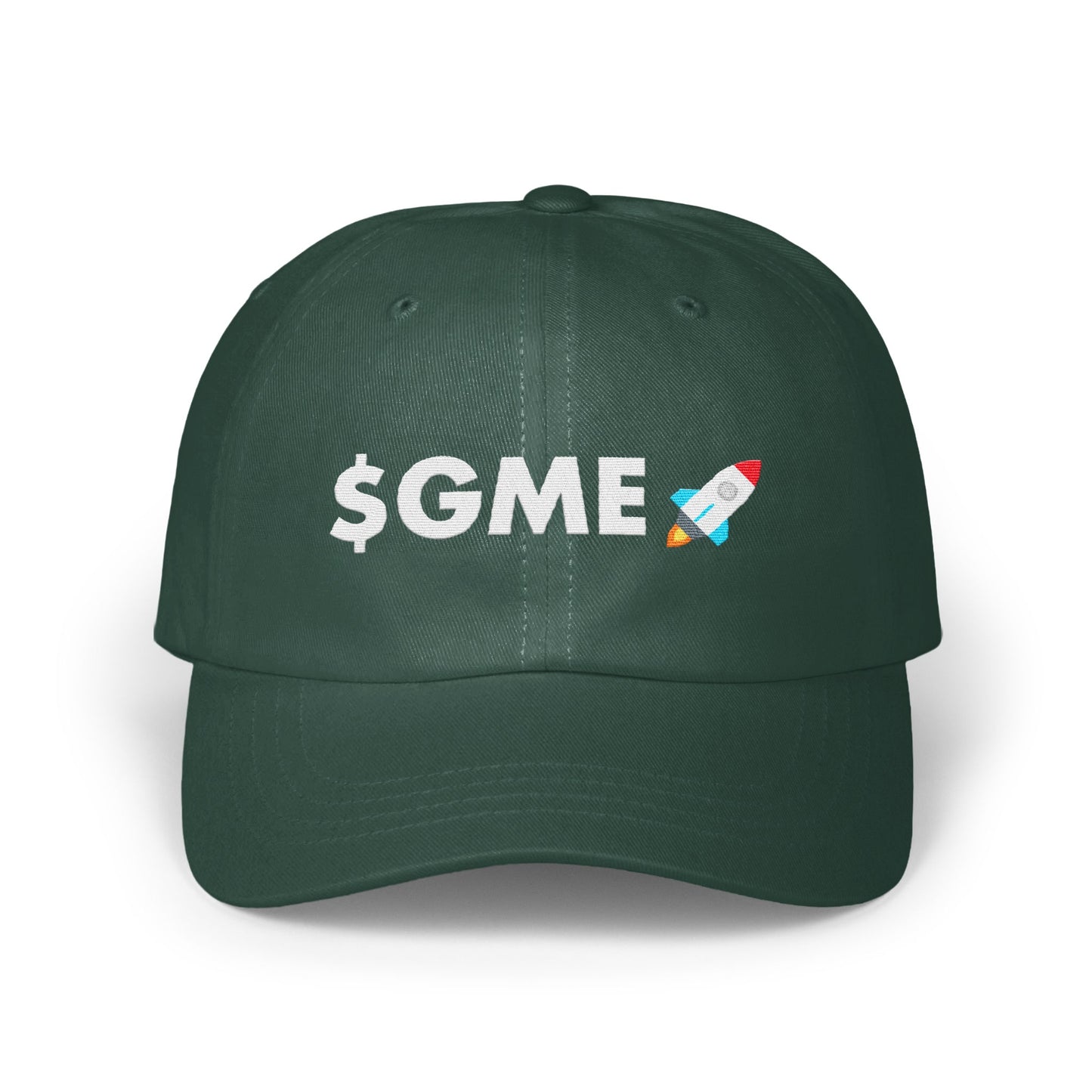 GME Rocket Embroidered Message Cap Stylish Hat product type