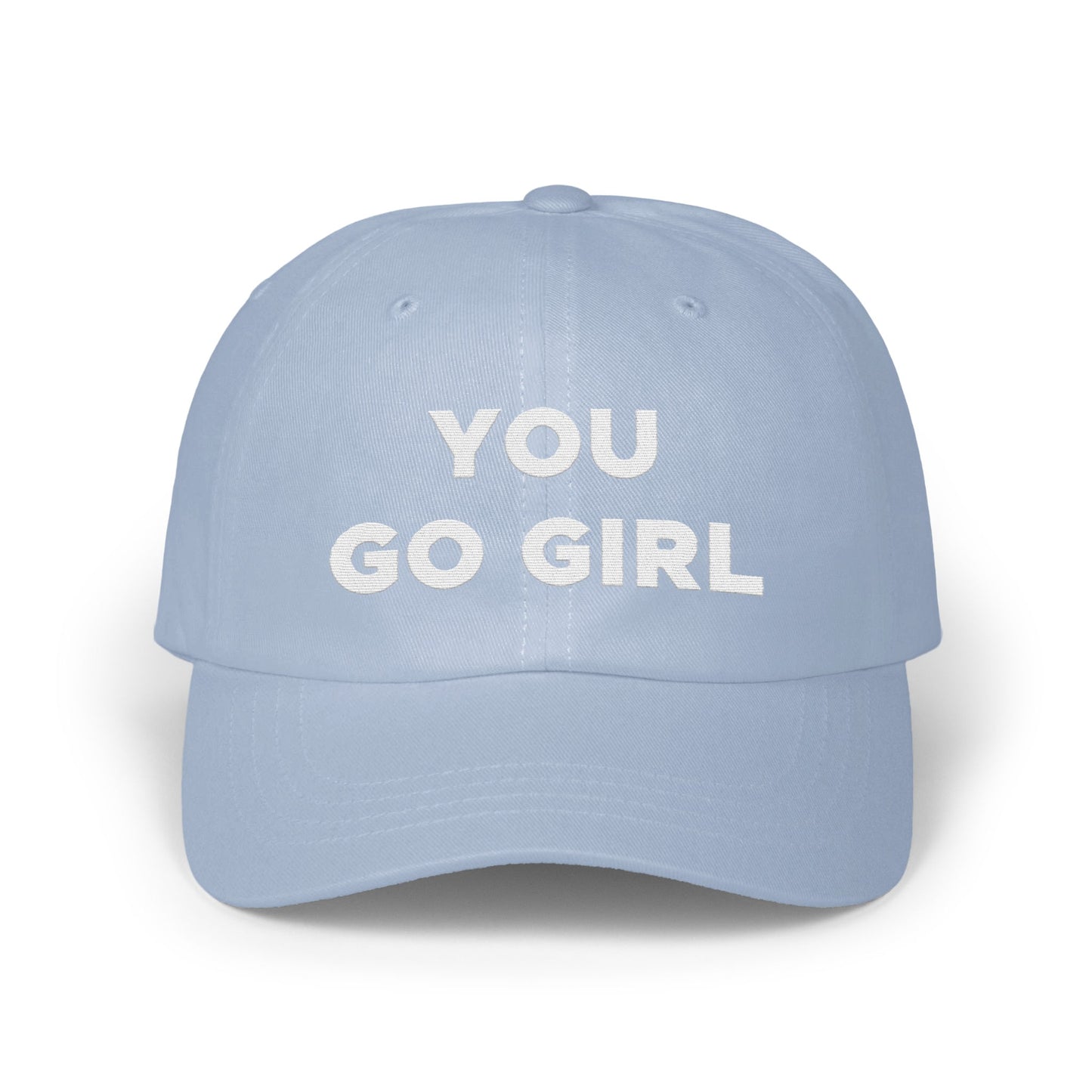 Motivational You Go Girl Slogan Baseball Cap product