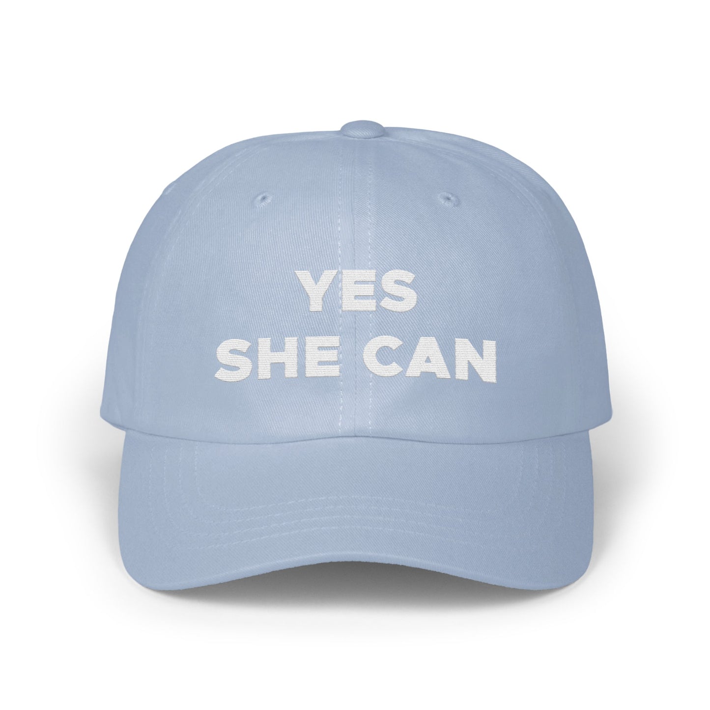 YES SHE CAN Statement Cap motivational product