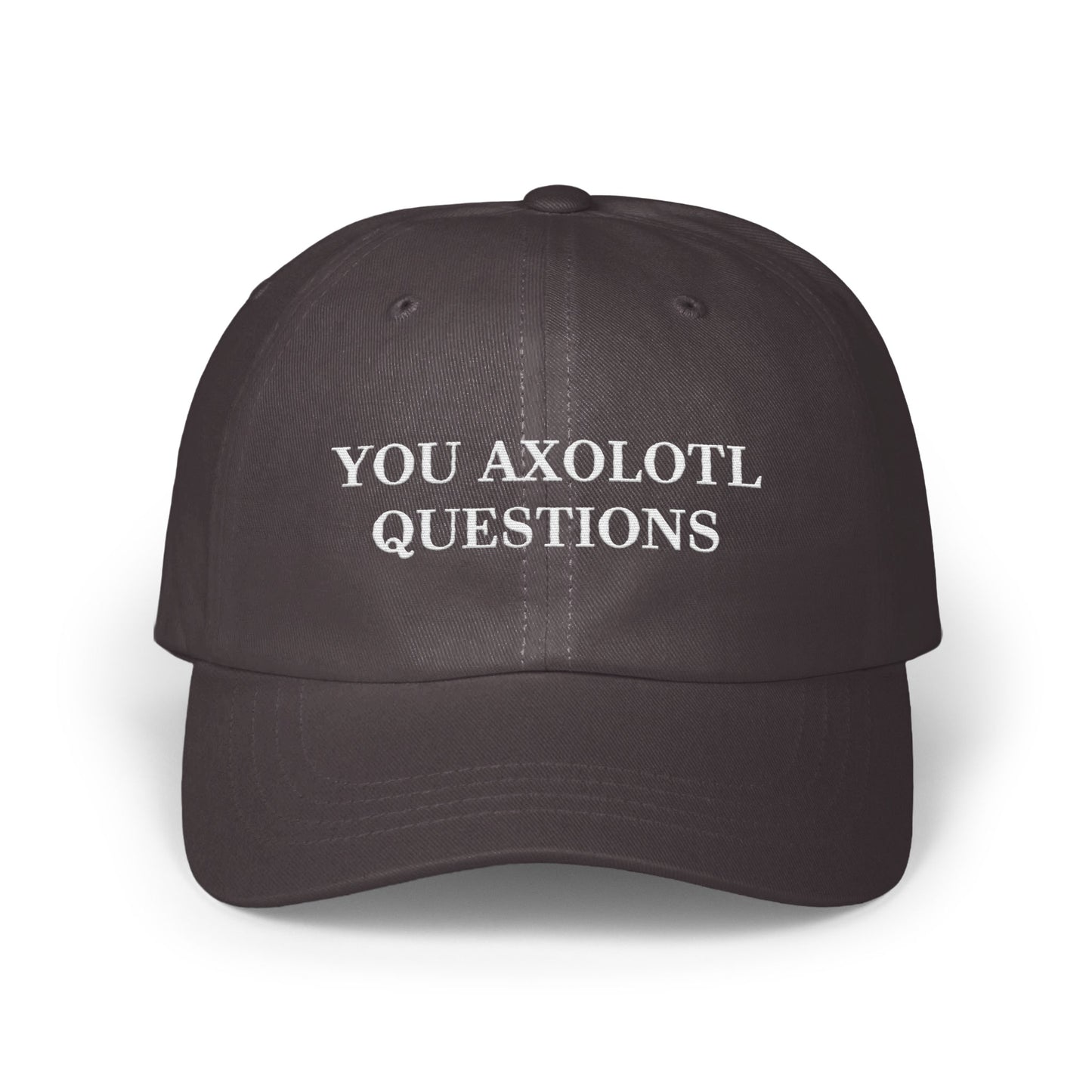 You Axolotl Questions Black Baseball Cap product