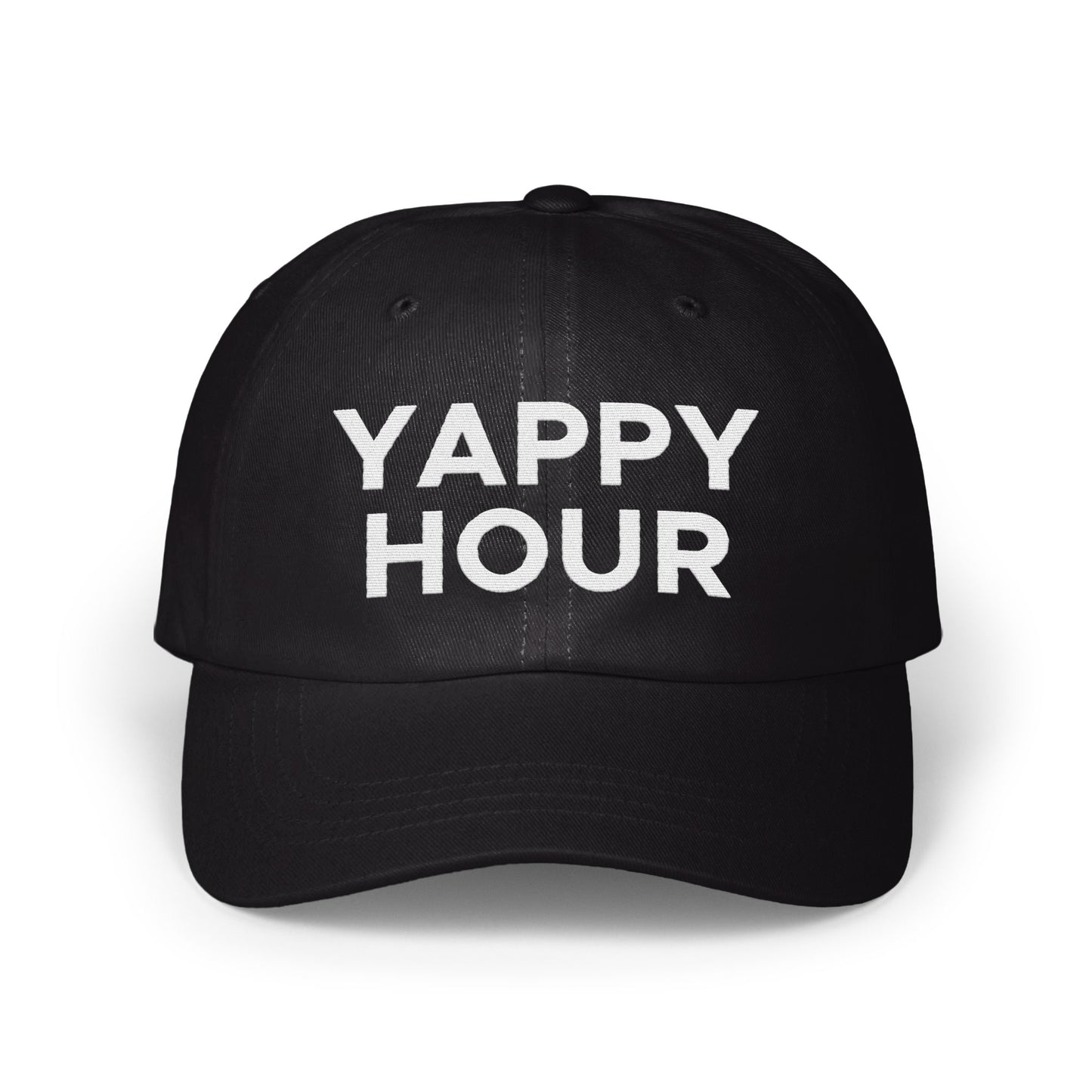 Yappy Hour Black Stylish Comfort Hat Fashionable product