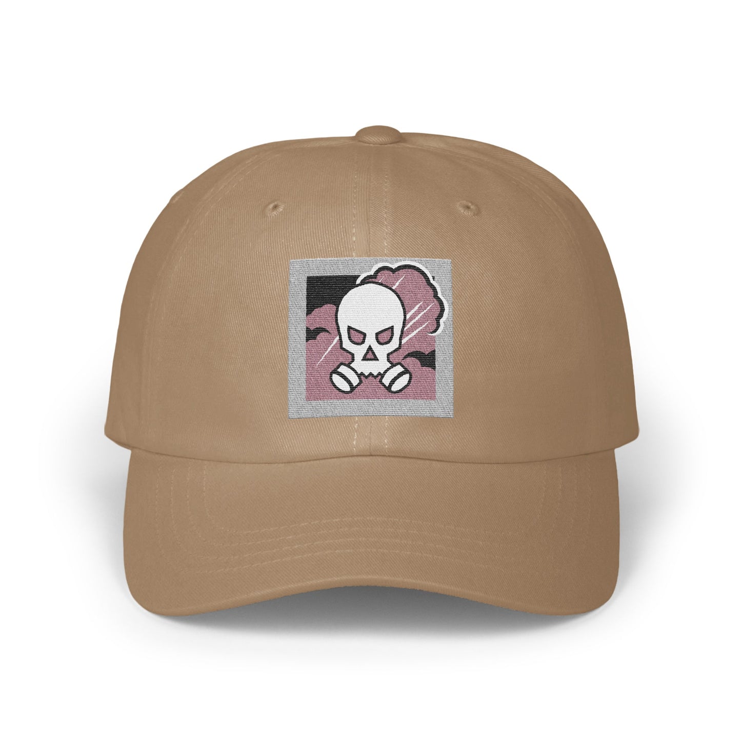 Skull Patch Embroidered Unisex Baseball Cap product type
