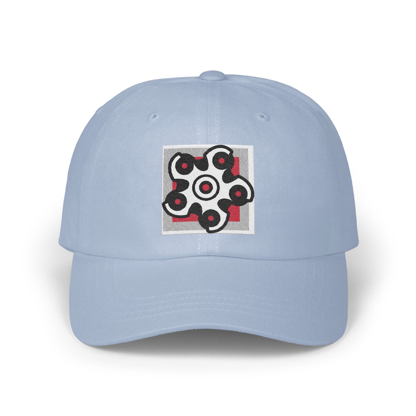 Unique Abstract Design Light Blue Cap product