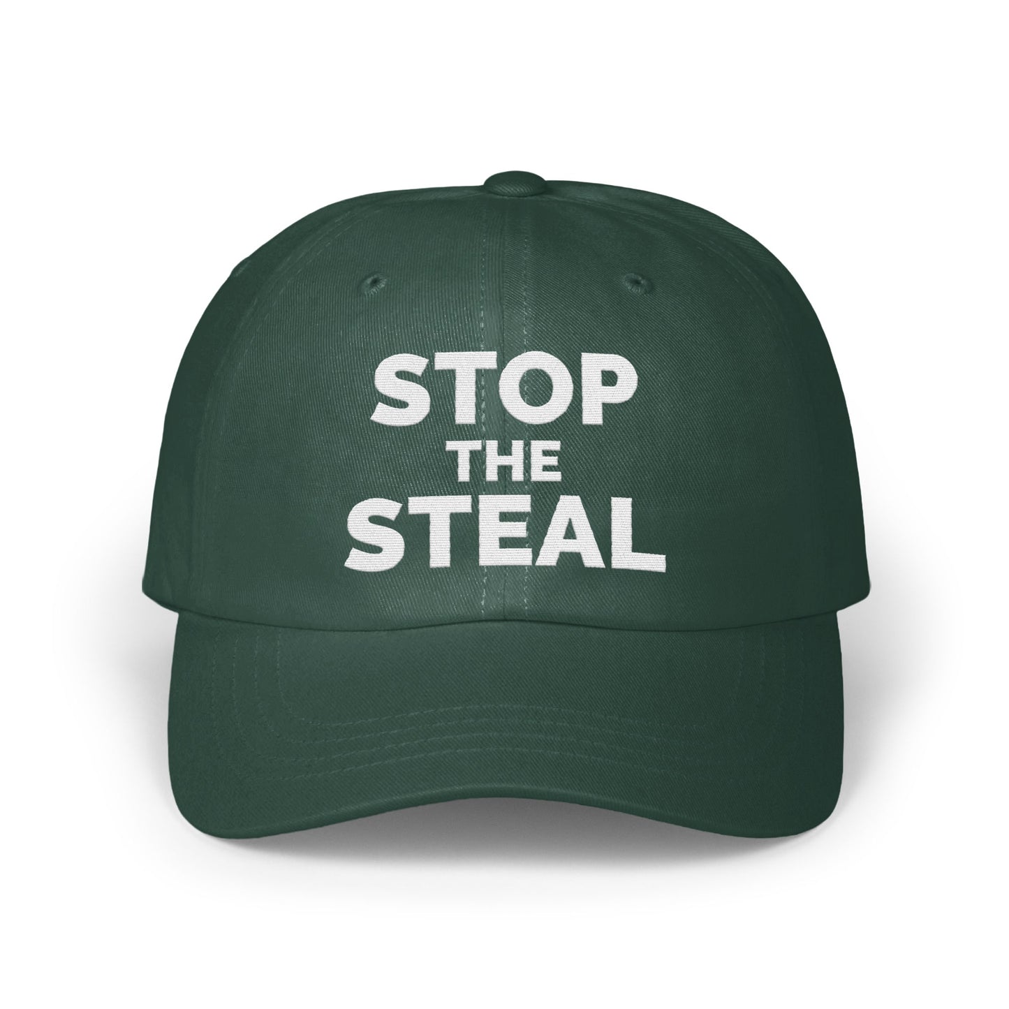Bold Statement Hat Stop the Steal Text Baseball Cap product type