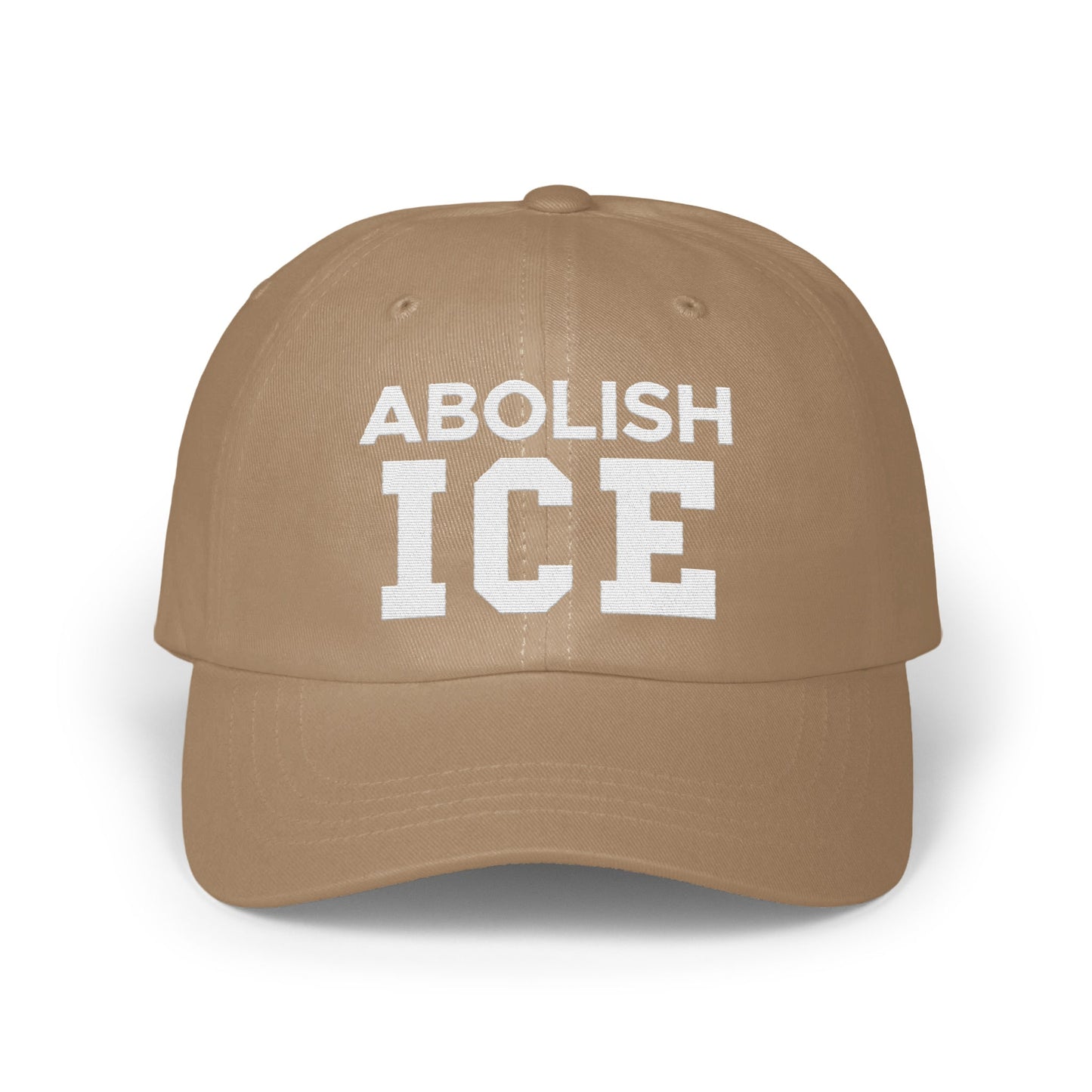 Abolish ICE Statement Bold Print Baseball Cap product