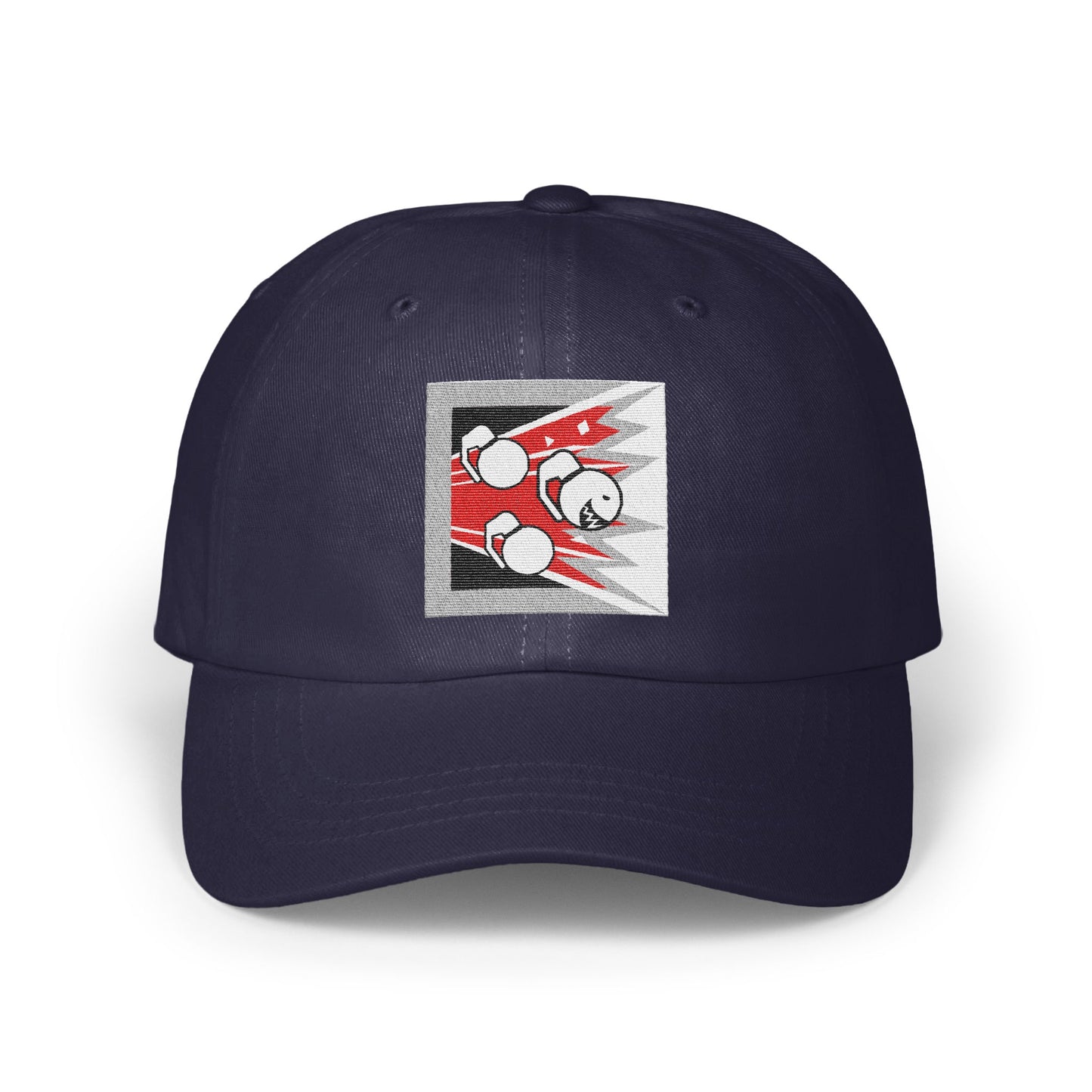 Dynamic Cartoon Character Design on Navy Cap product