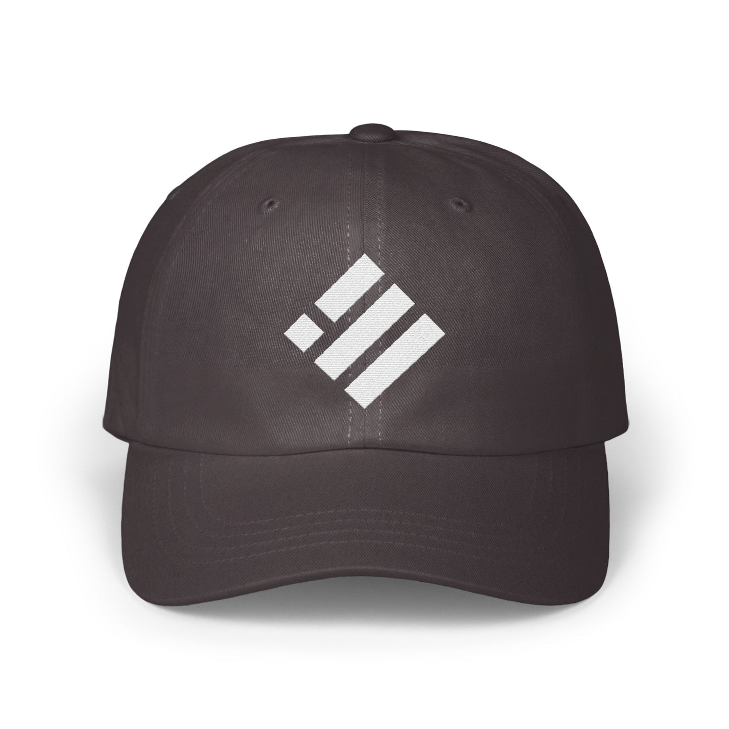 Stylish Black Cap with Unique Logo Design Hat product