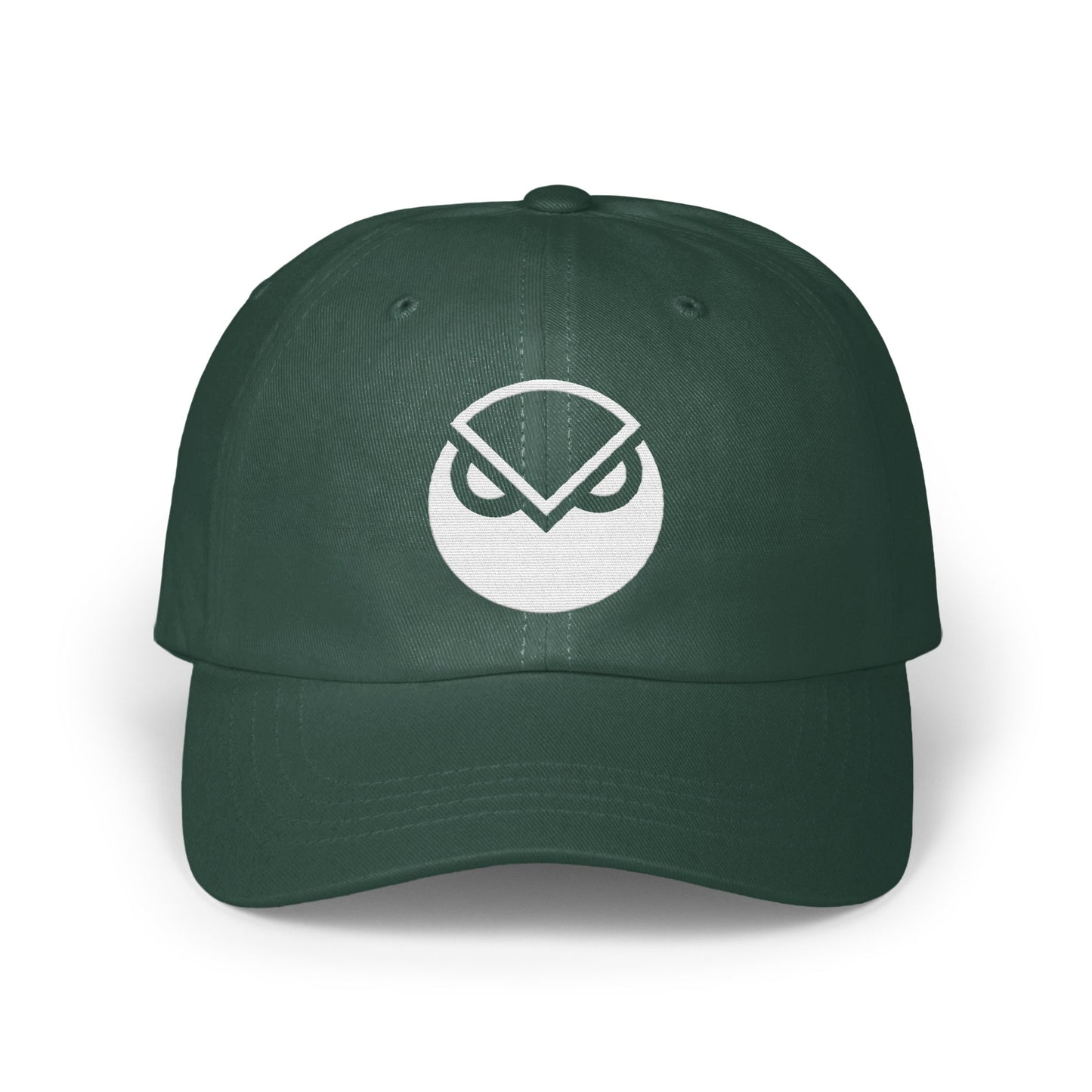 Dark Green Hat With Owl Logo Design Hat product